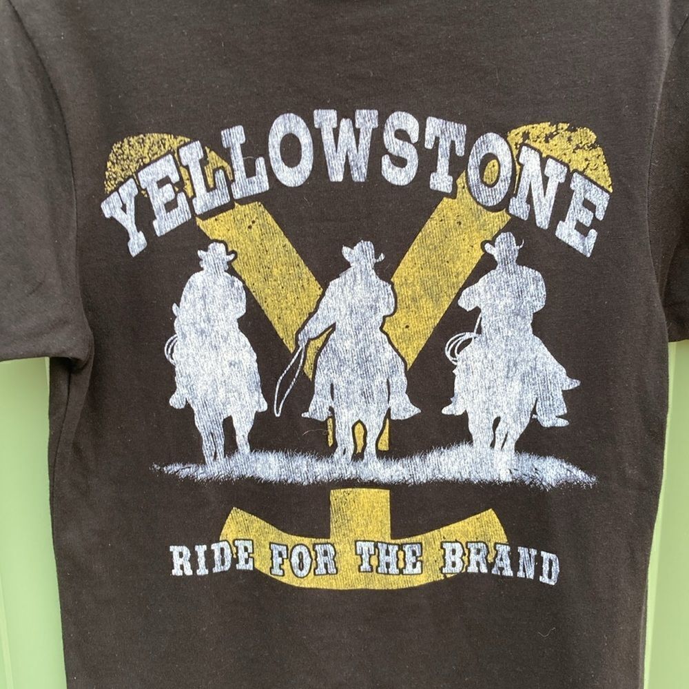 Yellowstone Men's Cotton Dutton Ranch Logo Short Sleeve T-Shirts 2-Pack Size XS - Picture 7 of 10